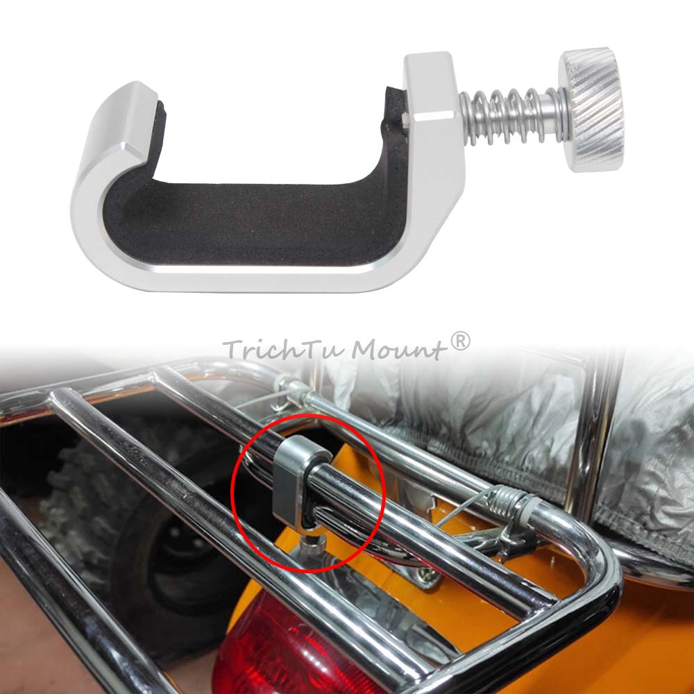 Motorcycle Gear Wall Mount - Soporte para equipaje de motocicleta, cesta,