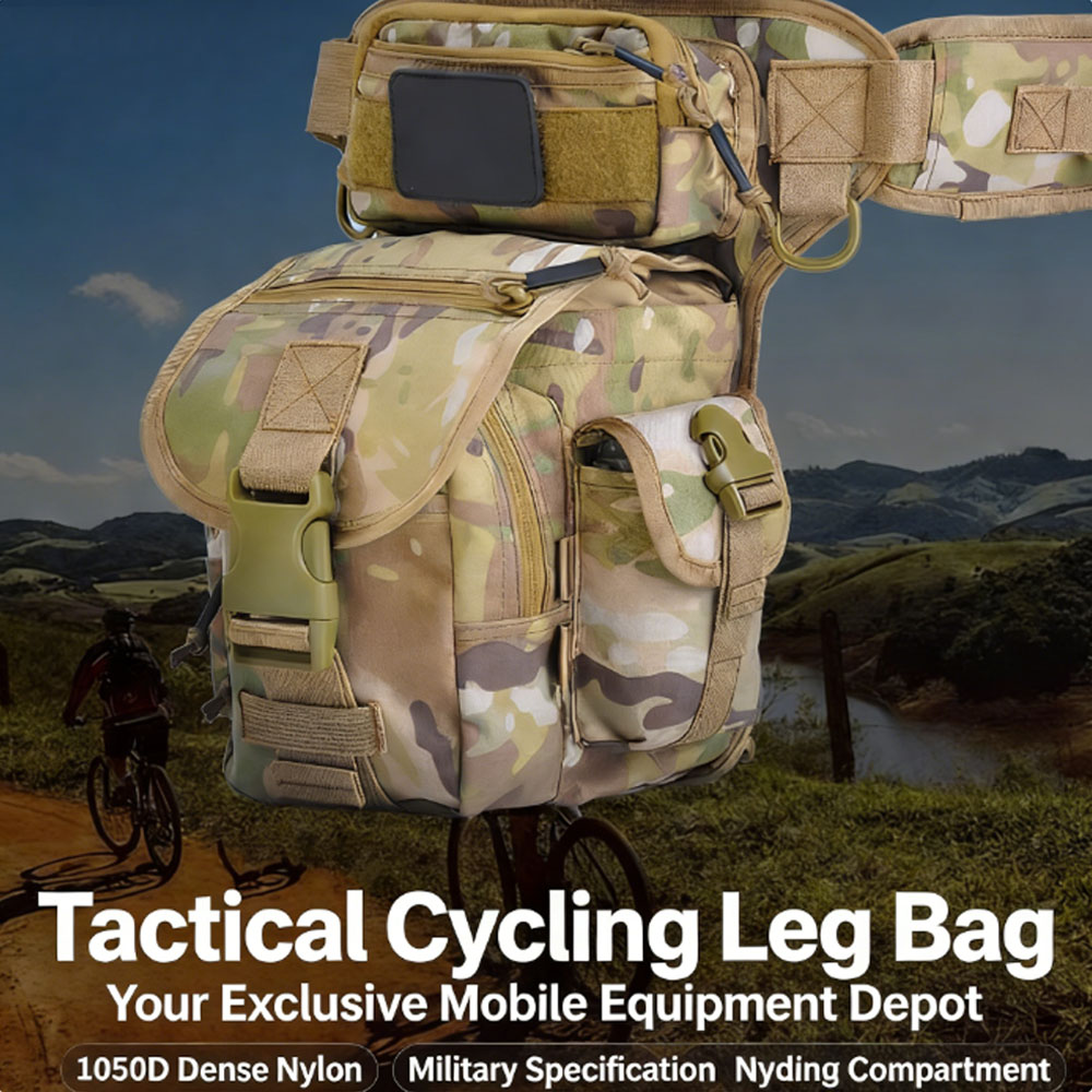 Motorcycle Gear Travel Bag - Bolsa táctica para pierna, riñonera para