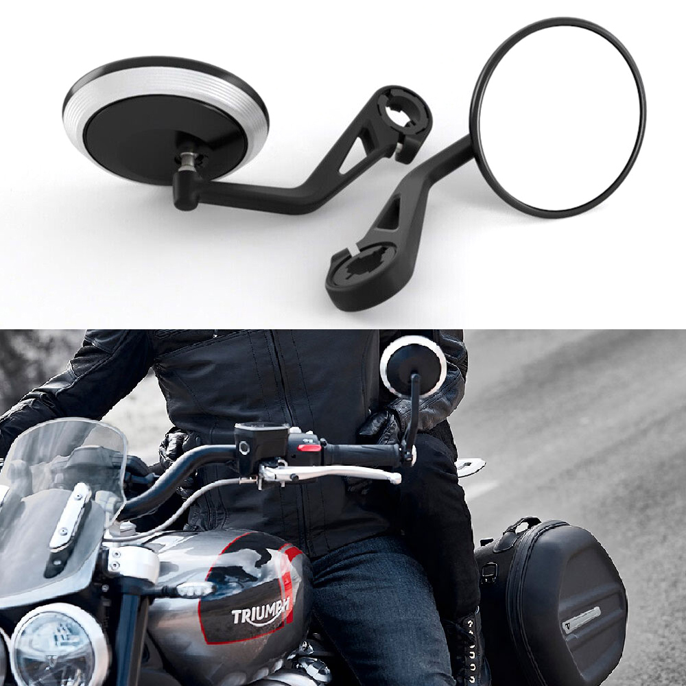 Mirror Extender Bar - Manillar CNC para motocicleta, espejos retrovisores