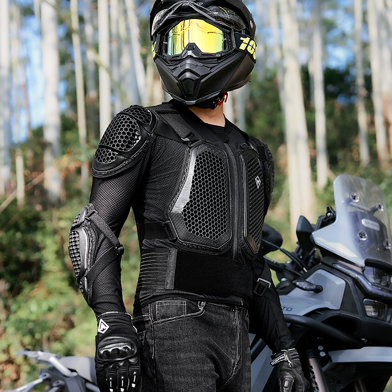 Traje de motocross transpirabl - Motorcycle Gear Jacket And Pants reseña y precio