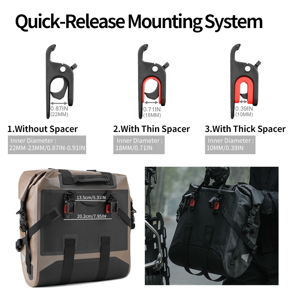 Bolsa Lateral Impermeable para - Motorcycle Gear Travel Bag reseña y precio