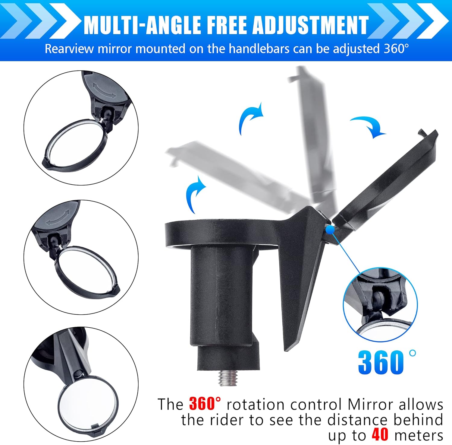 1/2 Espejos Retrovisores Conve - Mirror Extender Bar reseña y precio