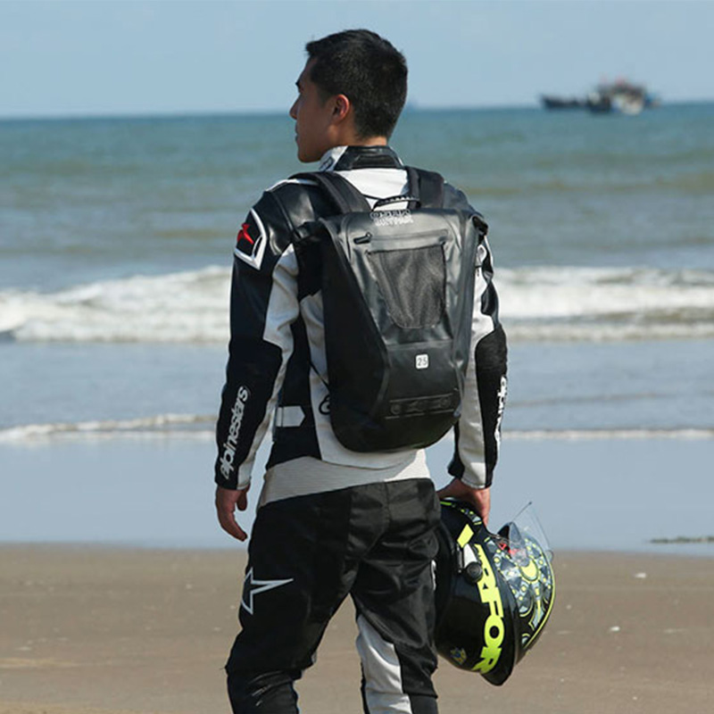 OSAH-Bolsa negra para motocicl - Motorcycle Gear Travel Bag reseña y precio