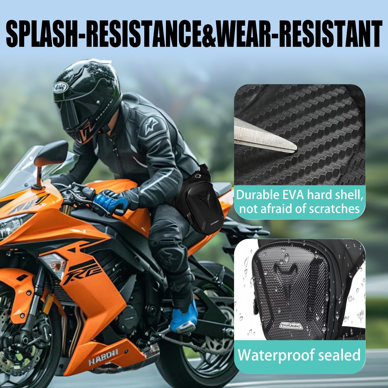 Bolsa Impermeable para Pierna  - Motorcycle Gear Wardrobe reseña y precio