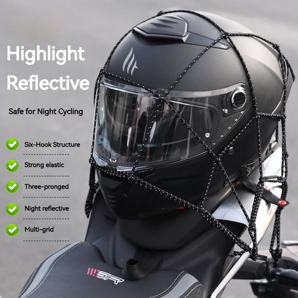 Red de equipaje con 6 ganchos, - Motorcycle Gear Wardrobe reseña y precio