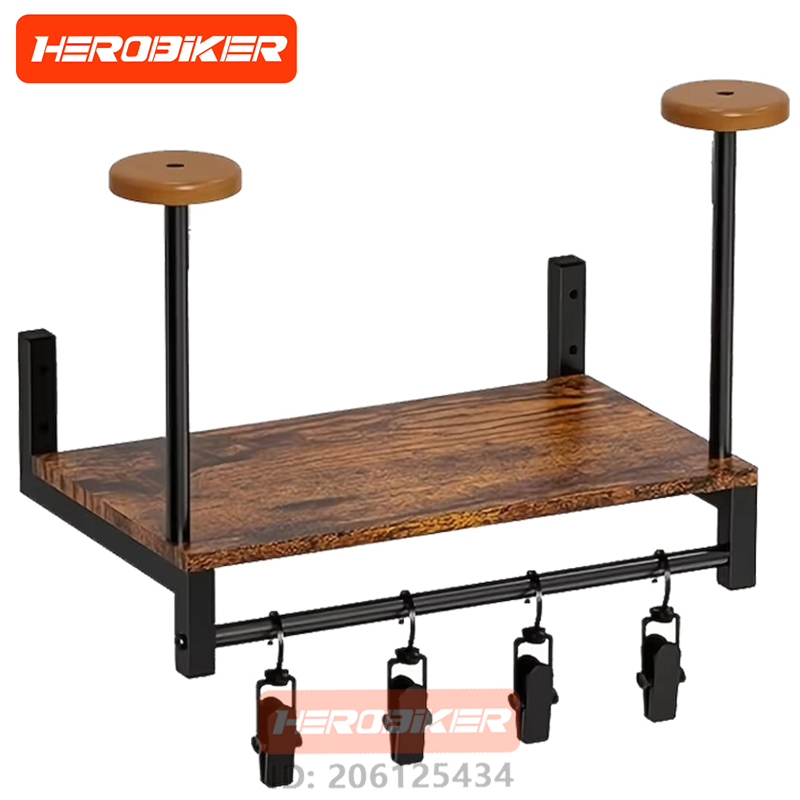 Estante de madera para montaje - Motorcycle Gear Wall Mount reseña y precio