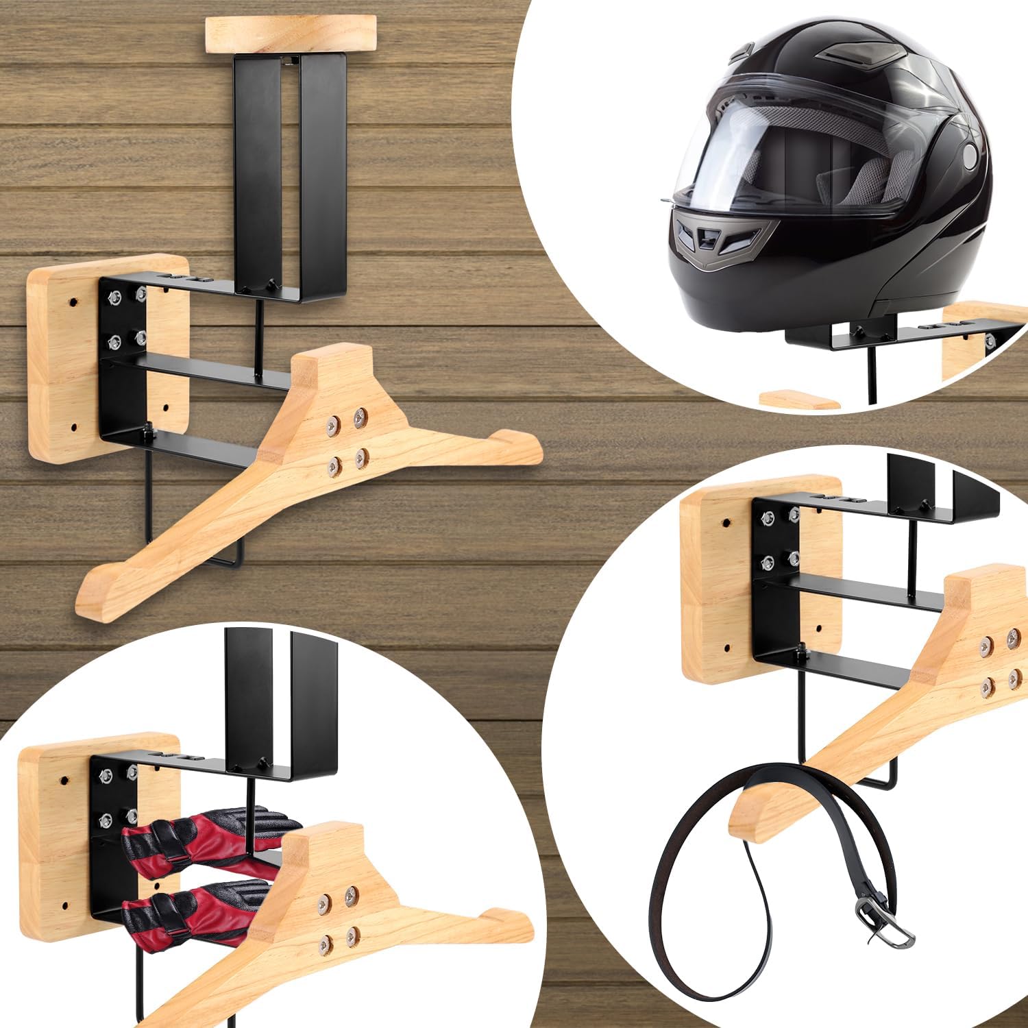 ​ Soporte para casco de motoci - Motorcycle Gear Wall Mount reseña y precio
