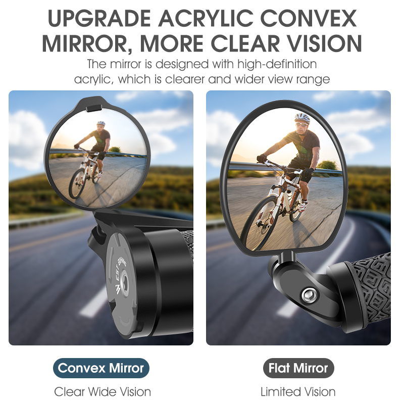 WEST BIKING-espejo retrovisor  - Mirror Extender Bar reseña y precio
