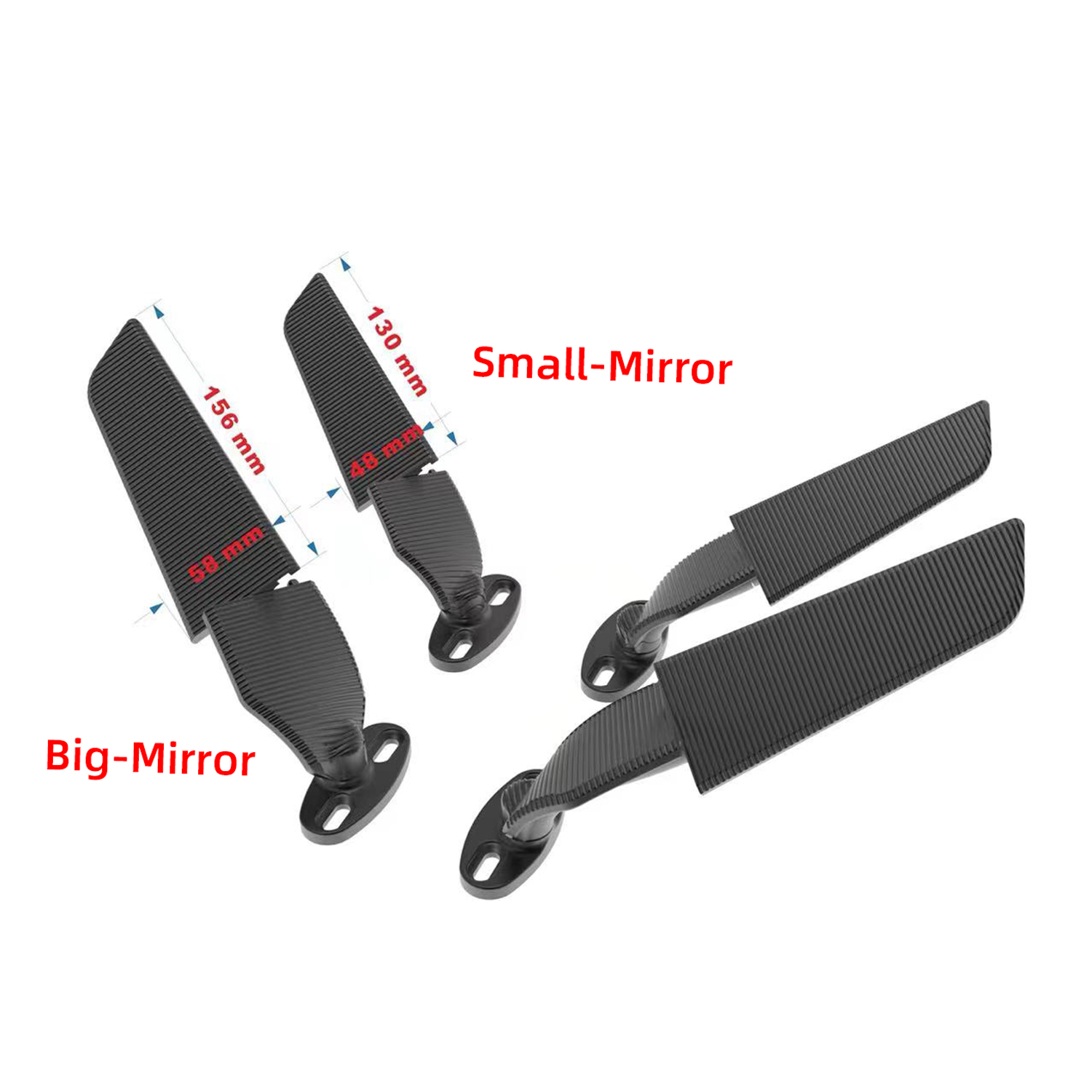Para Kawasaki NINJA 300R 250R  - Mirror Extender Bar reseña y precio