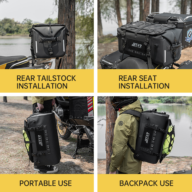 Bolsa de motocicleta SFK, la m - Motorcycle Gear Travel Bag reseña y precio