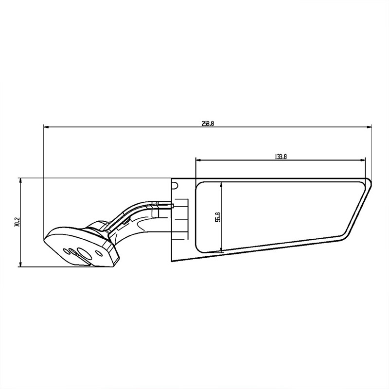 Para KAWASAKI ZX4RR/ZX25R/ZX6R - Mirror Extender Bar reseña y precio