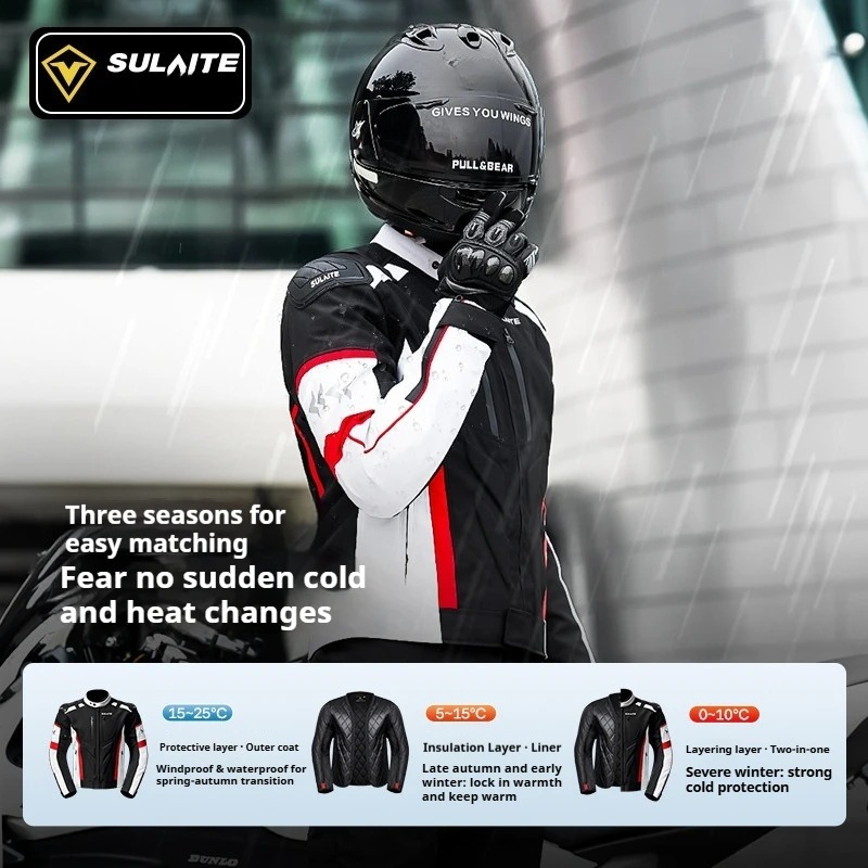 Conjunto de Chaqueta y Pantalo - Motorcycle Gear Jacket And Pants reseña y precio