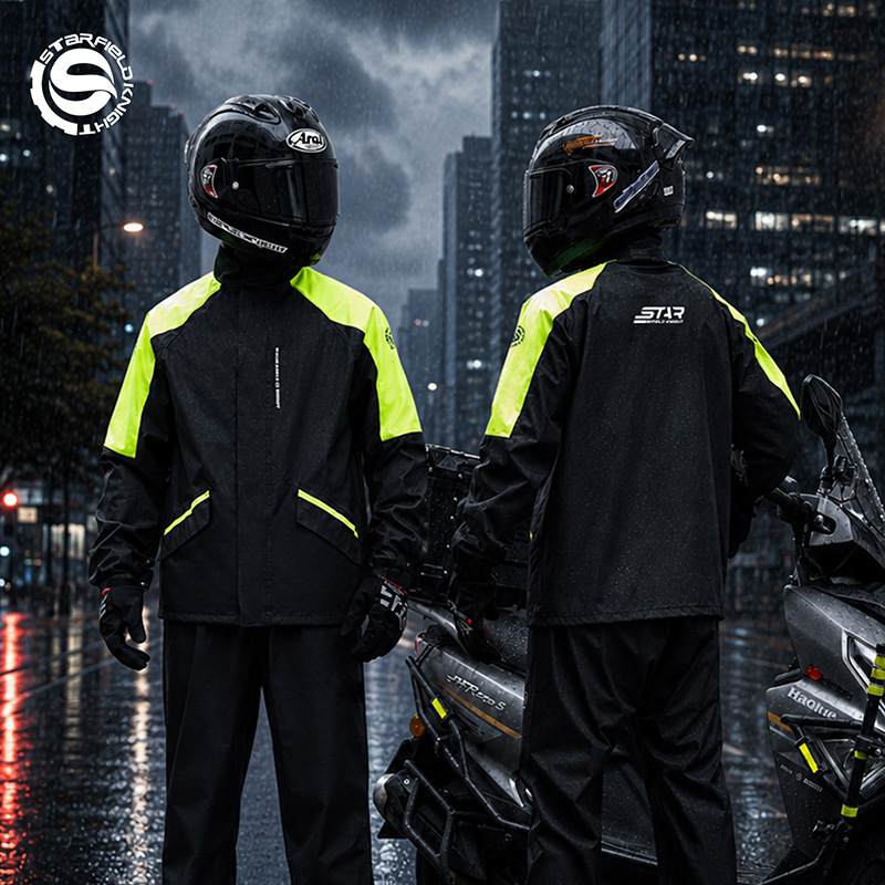 Traje de Lluvia para Hombre y  - Motorcycle Gear Jacket And Pants reseña y precio