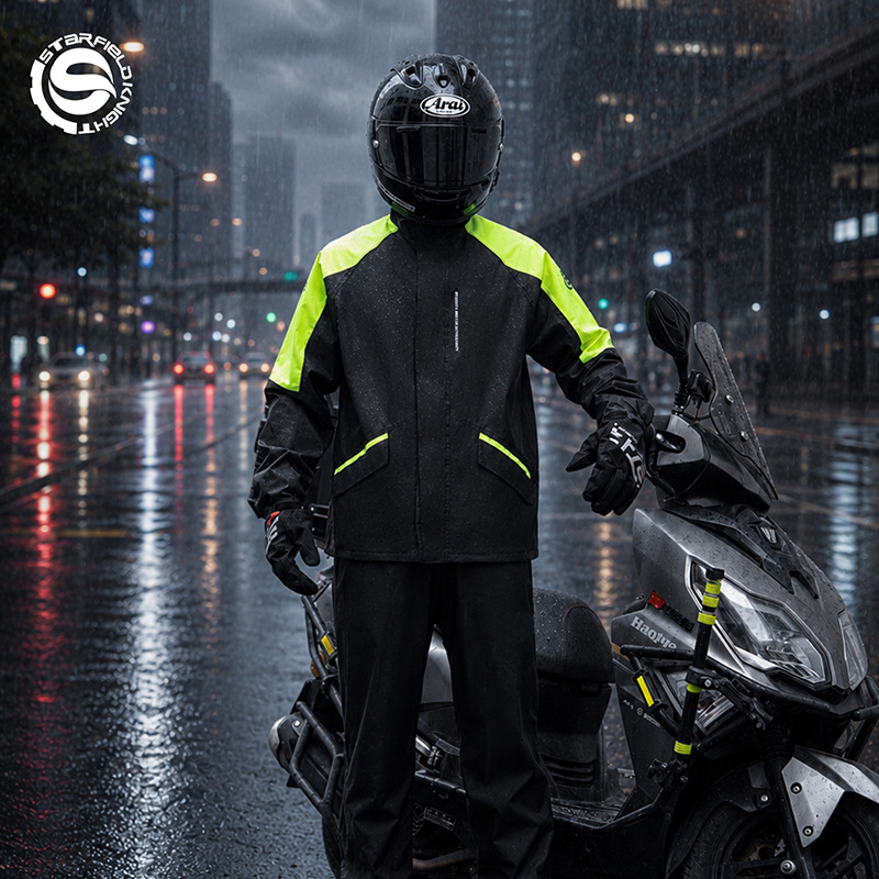 Traje de Lluvia para Hombre y  - Motorcycle Gear Jacket And Pants reseña y precio