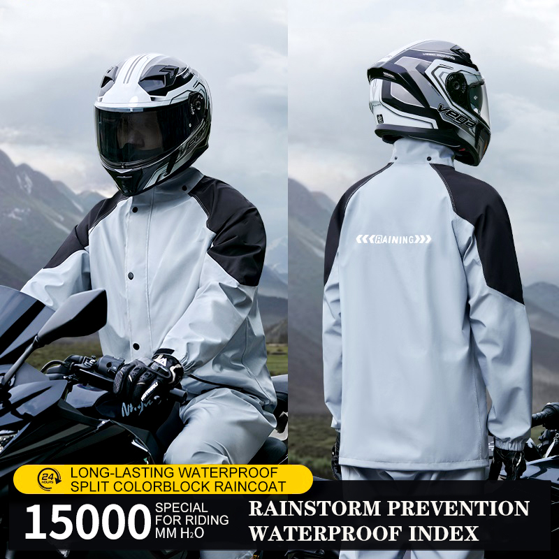 Traje de Lluvia para Hombre y  - Motorcycle Gear Jacket And Pants reseña y precio
