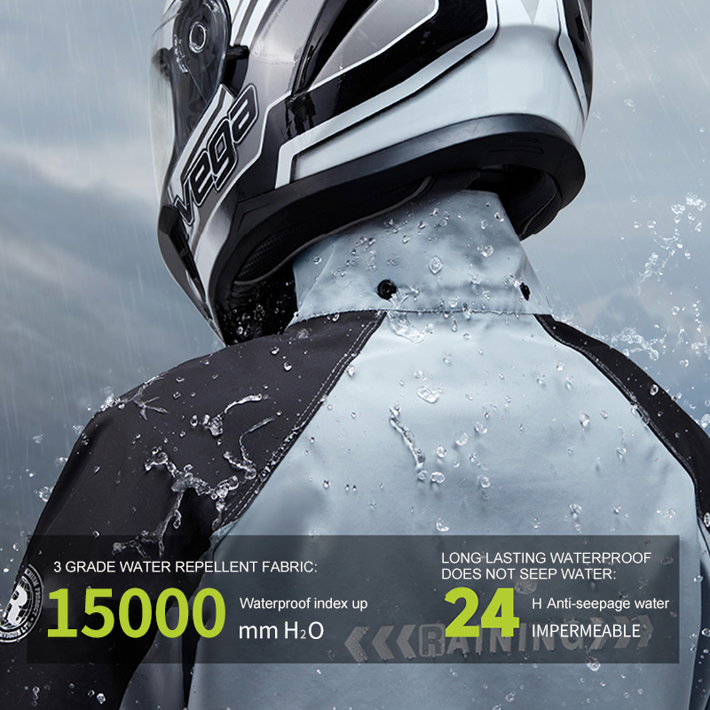 Traje de Lluvia para Hombre y  - Motorcycle Gear Jacket And Pants reseña y precio
